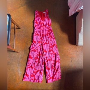 Vineyard Vines 00 Jumpsuit in Pink and Red